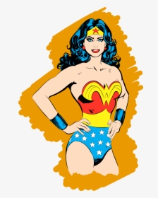 Wonder Woman Youtube Superhero Female - Classic Wonder Woman Comic, HD Png Download, Free Download