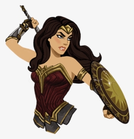 Wonder Woman Messages Sticker-0 - Wonder Woman Stickers App, HD Png Download, Free Download