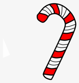 Candy Cane, Stripes, Red, White - Rainbow Candy Cane Clipart, HD Png Download, Free Download