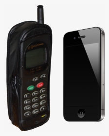 Two Cell Phones - Oldest Phone Vs Newest Phone, HD Png Download, Free Download