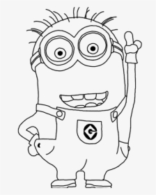 Free Coloring Pages Of Jerry The Minion - Printable Coloring Pages Minion, HD Png Download, Free Download