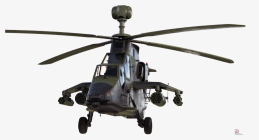 Eurocopter Tiger Helicopter Rotor Turbosquid 3d Modeling - Helicopter 3d Model Png, Transparent Png, Free Download