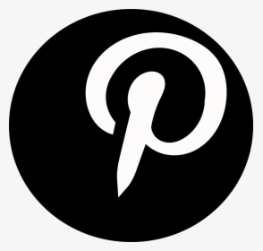 Pinterest Logo Black Png - Logo Logo Medsos Hitam Putih Png, Transparent Png, Free Download
