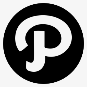 Pinterest Letter Logo In A Circle - U Turn Road Sign, HD Png Download, Free Download