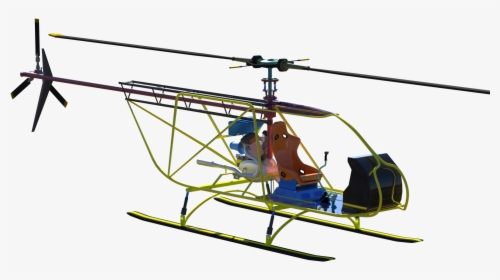Homemade One-man Helicopter - Helicopter Homemade, HD Png Download, Free Download