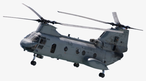 Clip Art Ch46 Helicopter - Ch46 Chinook, HD Png Download, Free Download