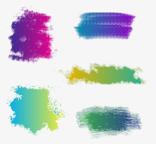 Clip Art Paint Stroke Vector - Brush Stroke Paint Brush Vector Png Colourful, Transparent Png, Free Download