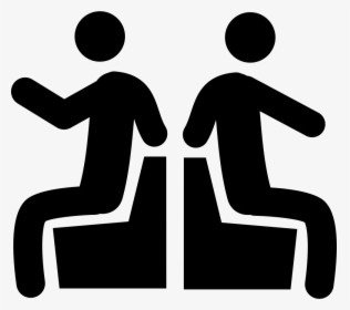 People Sitting Icon Png, Transparent Png, Free Download