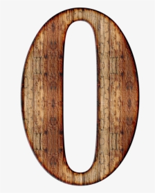 Wood - Number 0 In Wood, HD Png Download, Free Download