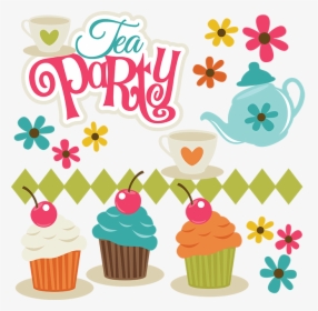 Tea Party Party Clip Art, HD Png Download, Free Download