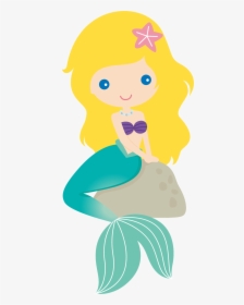 Mermaid Clipart Clipart Kid - Mermaid Girl Clip Art, HD Png Download, Free Download