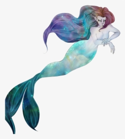 Mermaid Transparent Png - Mermaid Art Transparent, Png Download, Free Download