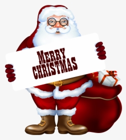 Clipart Christmas Santa Claus Cliparts Download - Merry Christmas Santa Clipart, HD Png Download, Free Download