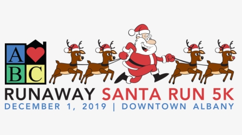 Runaway Santa Run 5k, HD Png Download, Free Download