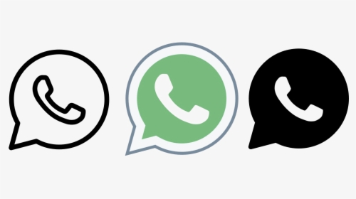 Icon White Black Whatsapp Png Download Icon Whatsapp Bw Png Transparent Png Kindpng