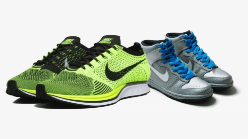 Nike Flyknit Racer Volt, HD Png Download, Free Download