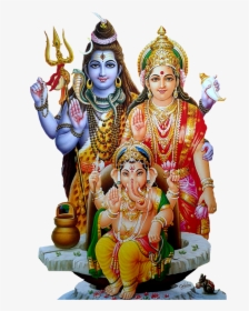 Shiv Parvati Ganesh Png, Transparent Png, Free Download