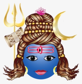 Free Pictures, Shiva, My Arts, Lord Shiva - Lord Shiva Emoji, HD Png Download, Free Download