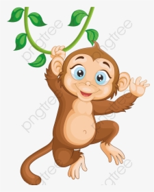 Monkey Clipart Animated - Monkey Clipart Png, Transparent Png, Free Download