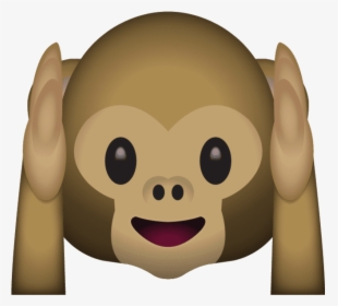 Monkey Emoji Png - Monkey Emojis Png, Transparent Png, Free Download