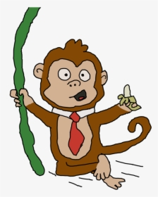Primate,old World Monkey,new World Monkey - Cartoon, HD Png Download, Free Download