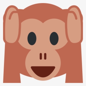 Monkey Covering Ears - Emoji, HD Png Download, Free Download