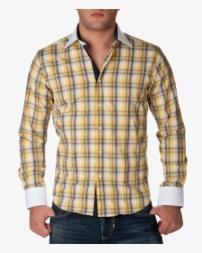 Check Full Dress Shirt Yellow Png Image - Shirt Png, Transparent Png, Free Download