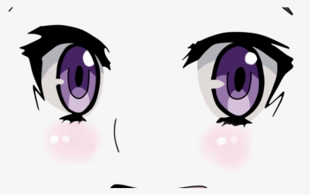Anime Eyes Transparent Background 7 Background Check - Transparent Anime Girl Face, HD Png Download, Free Download