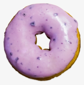 Real Donut Png Purple , Png Download - Dunkin Donuts Purple Donut, Transparent Png, Free Download