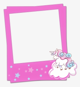Transparent Polaroid Picture Clipart - Unicorn Frame Clipart, HD Png Download, Free Download