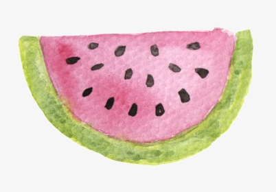 Watercolor Watermelon Png - Watermelon Watercolor Drawing Png, Transparent Png, Free Download