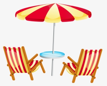 Deckchair Beach Stock Photography Clip Art - Beach Chair Clipart, HD Png Download, Free Download