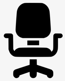 Office Chair Office Armchair - Office Chair Icon Png Free, Transparent Png, Free Download