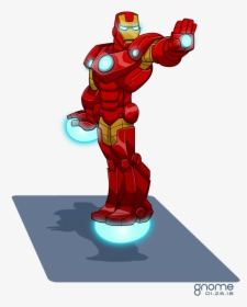 Iron Man By Gnome-oo - Cartoon, HD Png Download, Free Download