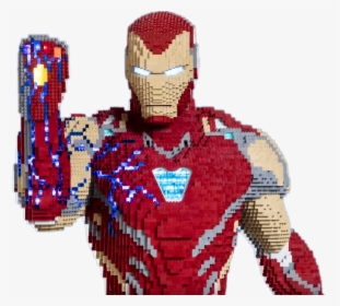 Iron Man Png Hd Quality - Life Size Lego Iron Man, Transparent Png, Free Download