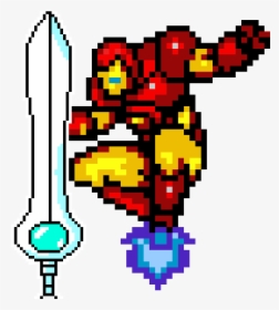 Iron Man And Fortnite Sword - Iron Man Gif Png, Transparent Png, Free Download