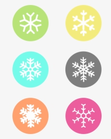 Snowflake Label Cliparts - Snowflake Gift Tag Printable, HD Png Download, Free Download