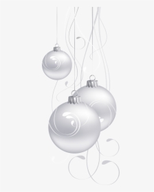 White Christmas Ornament Png - Transparent White Christmas Balls Png, Png Download, Free Download