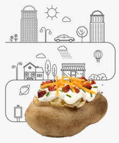 Baked Potato - Illustration, HD Png Download, Free Download