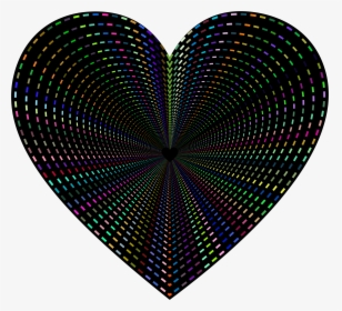 Dashed Line Art Heart Tunnel Clip Arts - Clip Art, HD Png Download, Free Download