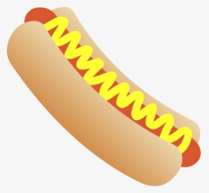 Hot Dog Hotdog Vector Clipart - 4th Of July Food Clipart, HD Png Download, Free Download