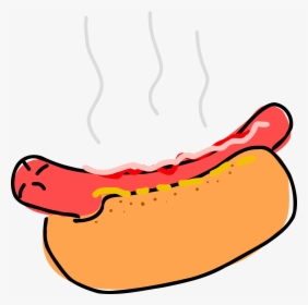 Clipart Hot Dog - Hot Hotdog Clipart, HD Png Download, Free Download