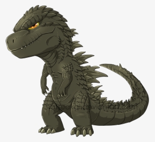 Chibi Godzilla 2014 , Png Download - Godzilla Cartoon Png Transparent, Png Download, Free Download