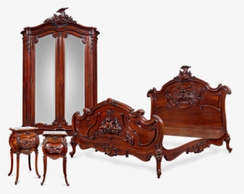 19th-century French Bedroom Suite - Cabinetry, HD Png Download, Free Download