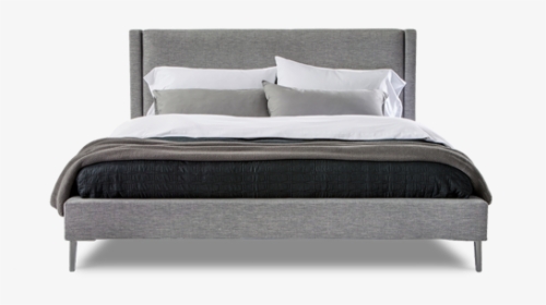 Modern Bed Front View Png, Transparent Png, Free Download