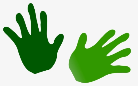 Green Hands Clip Arts - Green Hands Clipart, HD Png Download, Free Download