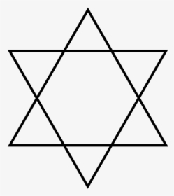Star Of David Outline Clip Art - Star Of David Easy Drawing, HD Png Download, Free Download