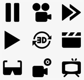 Videos - Workplace Icons, HD Png Download, Free Download