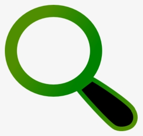 Transparent Png Green Magnifying Glass Clip Art, Png Download, Free Download