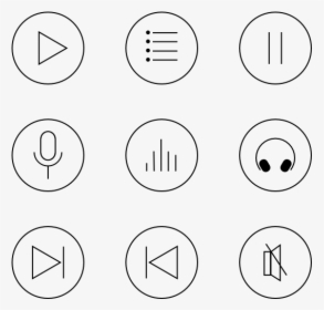 Music Player Icons Png, Transparent Png, Free Download